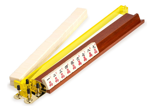 Empujadores De Fichas De Mahjong Juego De 4 Acrílico 46 Cm
