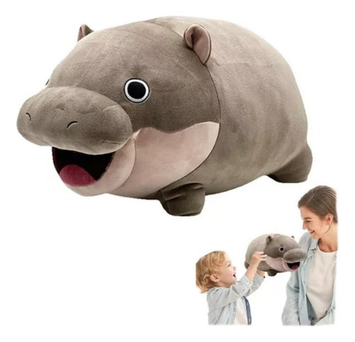 Nuevo / Moo Deng Hipopótamo De Pelúcia, 22 Cm, Macio E Fofo