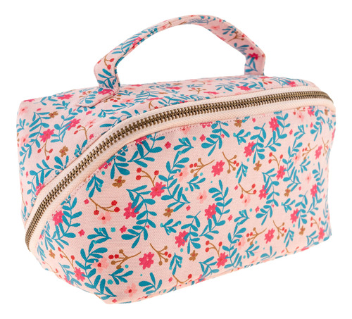 Karma Bolsa De Cosmeticos Con Cremallera Para Mujer, Floral