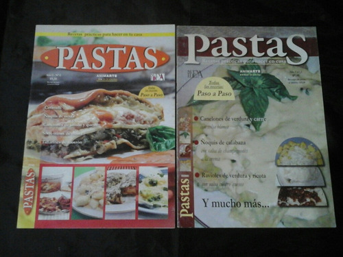 Lote De Revistas De Pastas - Paso A Paso
