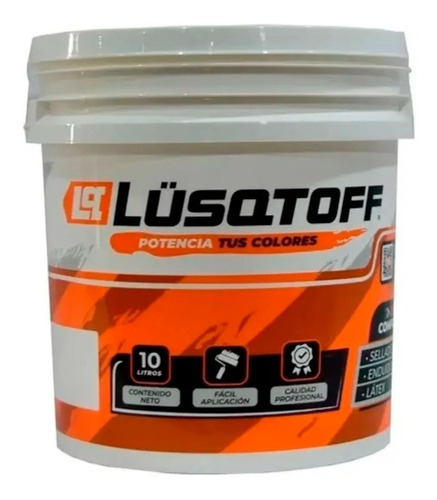 Enduido Plastico Blanco Interior Exterior Lusqtoff 10 Lts