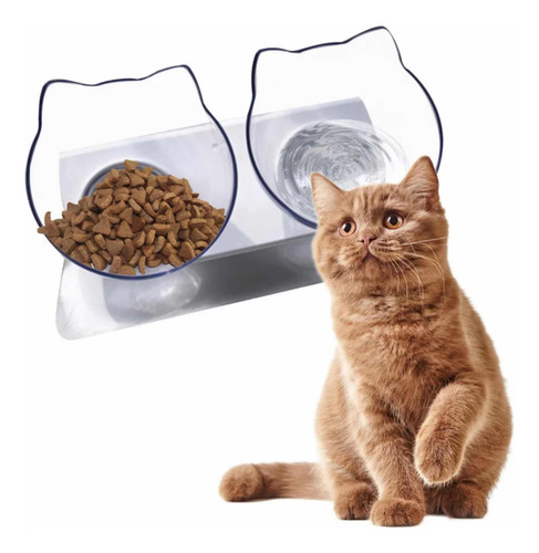Imagen 6 de 6 de Plato Cuenco Antideslizante Para Gatos Mascotas Plato