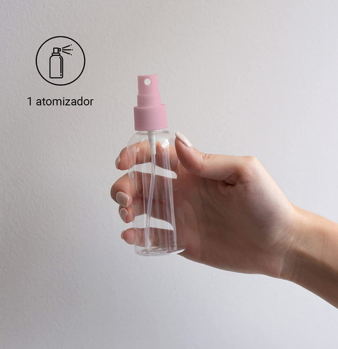 Set Botellas Viaje Portátil Rellenables Gel Shampoo Crema
