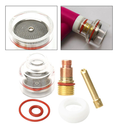 6x Collet Glass Torch Torch Glass Glass De Vidrio 1.6 Mm
