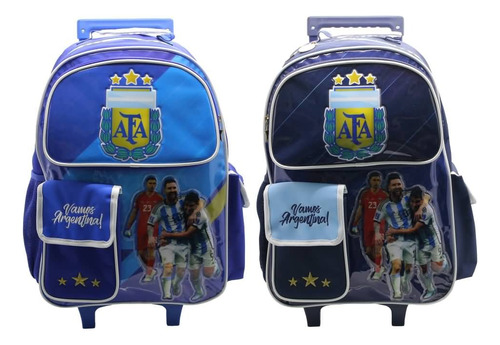 Mochila Carrito 18 PuLG Afa Seleccion Argentina Muchachos