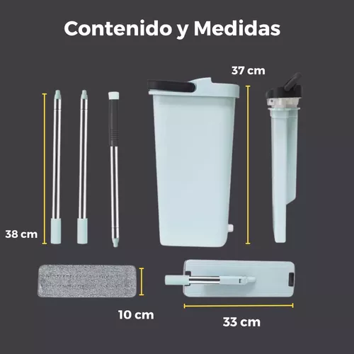 Cubo De Fregona Komfort Multiusos Con Mop De Microfibra