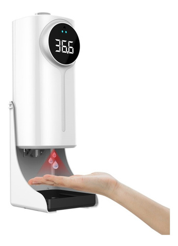 Imagen 2 de 8 de Dispensador Gel Automatico Termometro K9 Dual Recargable