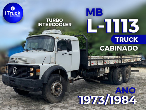 Mb L-1113 Truck Ano 1973 Mod 1984 Turbo = 1313 1513 1518