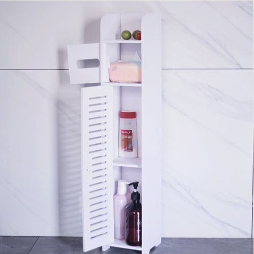 Imagen 7 de 9 de Estante De Baño Organizador Blanco 80x15x15