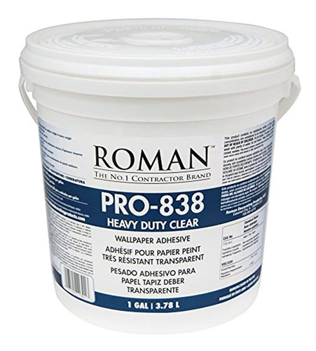 Roman 011301 Pro-838 Adhesivo Para Papel Tapiz De Servicio