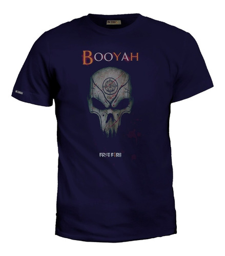 Camiseta 2xl - 3xl Free Fire Booyah Calavera Video Juego Zxb