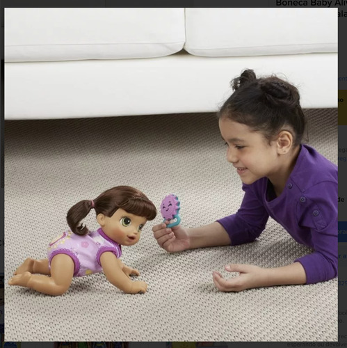 Boneca Baby Alive Go Bye Bye Original Fala Inglês E Espanhol