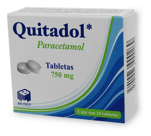 Quitadol 10 Tabletas 750mg