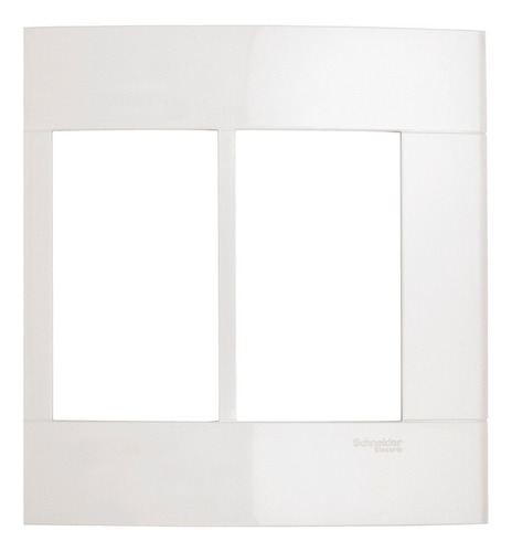 Placa Espelho De Tomada 4x4 Decor 6 Postos Schneider Eletric Cor Branco