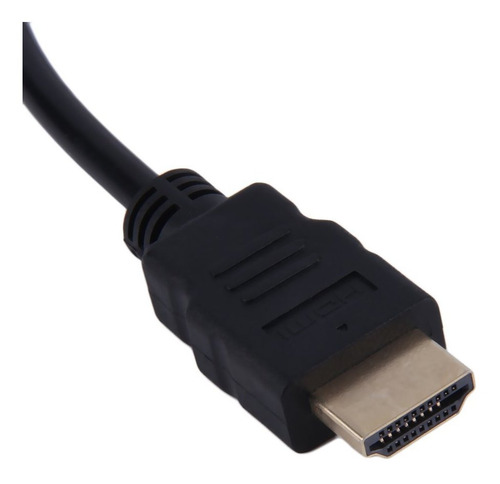 1080p Hdmi Macho Para Vga Cabo Adaptador De Vídeo Fêmea