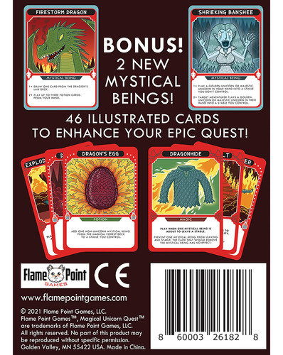 Flame Point Games Magical Unicorn Quest Dragons Lair Expansi