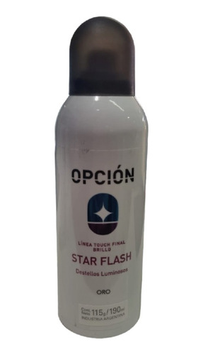 3 Destellos Luminosos Star Flash Opción En Aerosol Oro 190ml