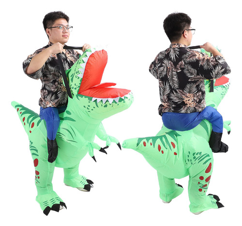 Disfraz Inflable De Dinosaurio Para Cosplay, Varios Colores,