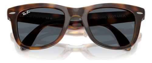 Anteojos De Sol Ray-ban Wayfarer Folding Havana Rb4105 Wayfarer Havana Blue Havana Havana