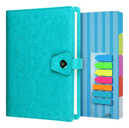 Cuaderno De Anillas A5, Cuaderno De Negocios De Cuero O...