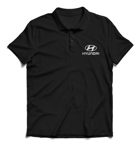 Remera Polo Masculina Hombre Regalo Bordada Logo Hyundai