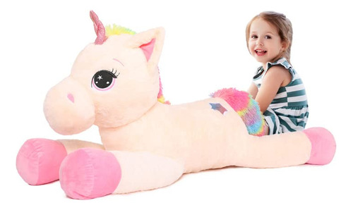 Tezituor Juguetes De Peluche Grandes De Unicornio De 43 PuLG