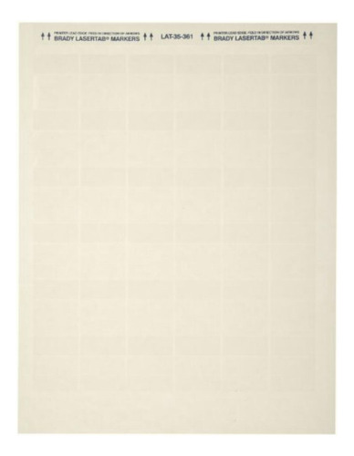 Brady Lat-35-361-2.5 1.2 Width X 1.5 Height, B-361b