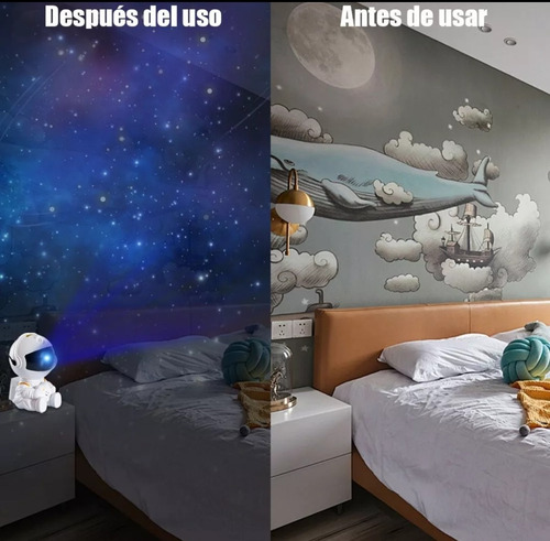 Proyector Galaxia Cuarto De Bebe, Niños Blanco Negro
