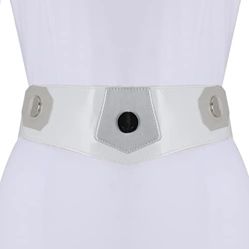 Disfraz De Leia Para Mujer, Vestido Largo Con Capucha Blanco