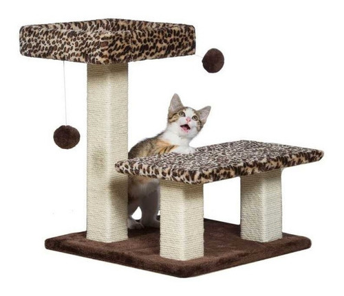 Prevue Pet Rascador Terraza Leopardo Para Gatos