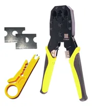 Comprar Pinza Ponchadora Plug Rj45 Rj11 Rj9 +pelador Rematador Jacks