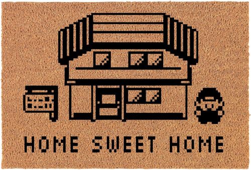 Welcome Doormat Coco Coir Door Mat Gift Home Sweet Home...