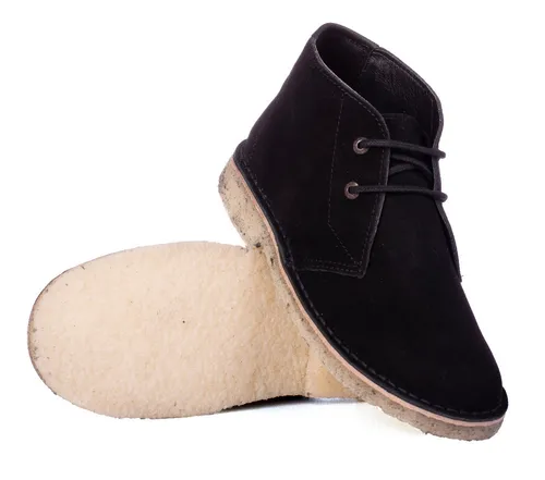 Botas Botitas De Gamuza Botinetas Unisex Base Crepe Cosidas