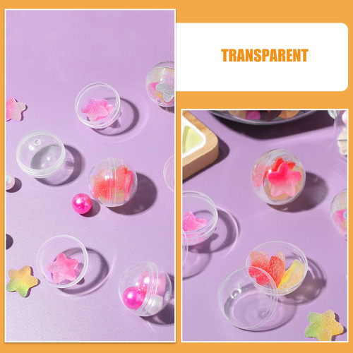 Bolas Rellenables Transparentes De 150 Piezas: Para Máquinas