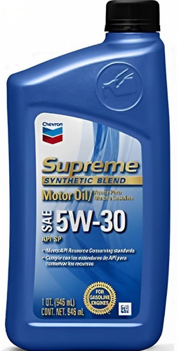 Aceite 5w30 Chevron Synthetic Blend 946ml