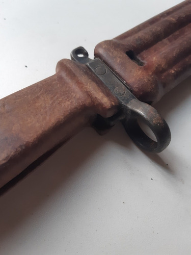 Imagen 4 de 10 de Antiguo Cuchillo Bayoneta Rusa Con Vaina Original