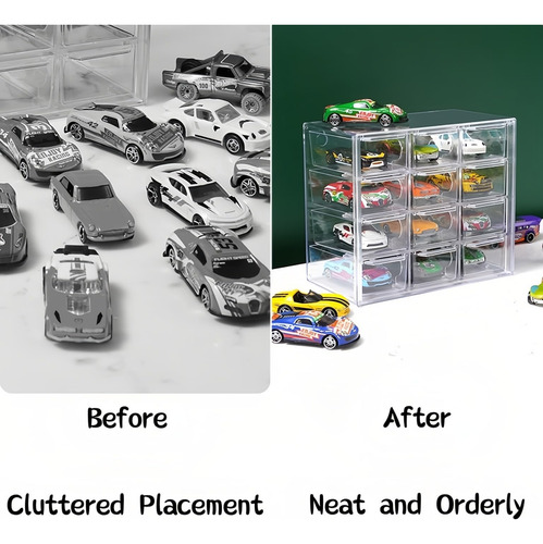 Inout Hot Wheels Display Wall Display Case Compatible Con De