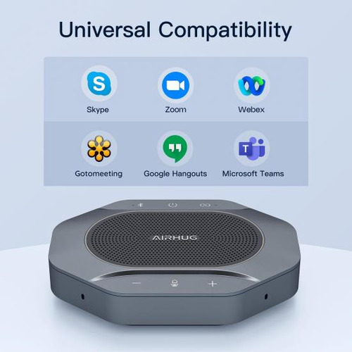 Altavoz Bluetooth Airhug, Altavoz De Conferencia Con Micrófo