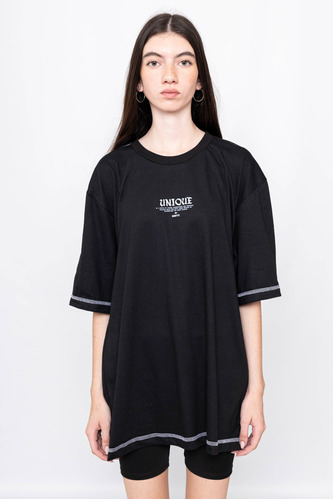 Remera Oversize Estampada De Mujer Algodón Shaffe