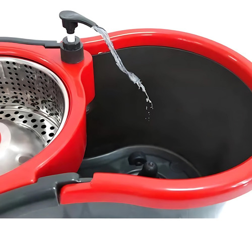 Mop Flat 360 Magico Rodo Giratorio Mop Rodo Limpa Vidro