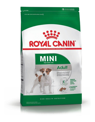 Imagen 1 de 3 de Alimento Royal Canin Size Health Nutrition Mini Adult para perro adulto de raza pequeña sabor mix en bolsa de 3 kg