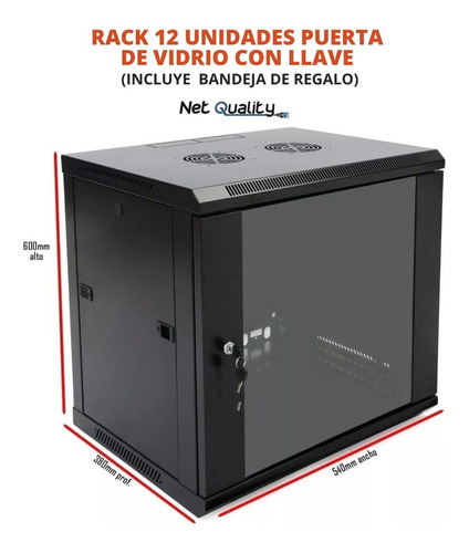 Imagen 3 de 9 de Rack 12 Unidades Con Llave Puerta Vidrio Y Bandeja De Regalo