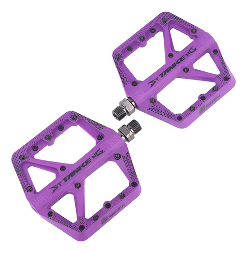Pedal Bike Tanke Tp-60 Mtb Nylon Rolamento Colorido Roxo