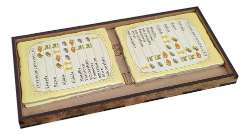Organizador (insert Mdf) Para Catan: Mercadores E Bárbaros