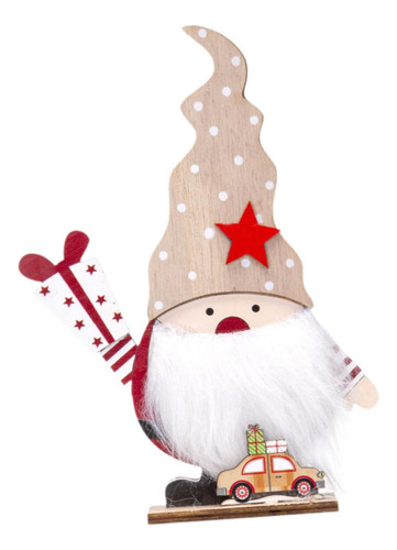 3 Estatua De Papá Noel, Escultura De 13x4x18cm
