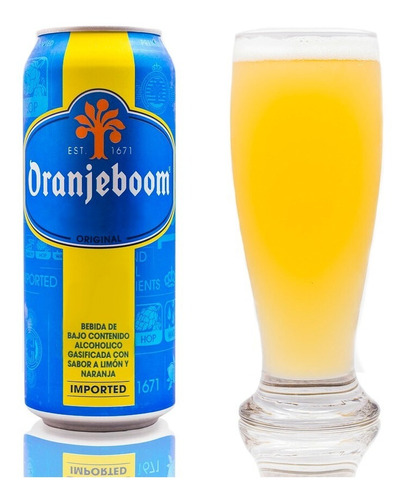 Cerveza Oranjeboom 500 Ml Radler Limon Naranja Bajo Alcohol