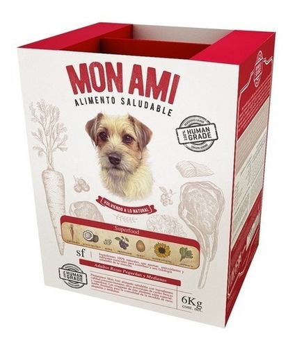 Mon Ami Perro Adulto Raza Pequeña Y Mediana En Caja X 6kg