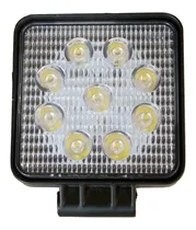 Comprar Faro Auxiliar Cuadrado 9 Led 27w 12-24v Agro Vehículo