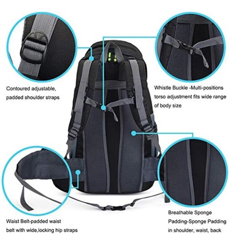 Ruru Monkey Mochila De Senderismo De 50 Litros Mochila Para