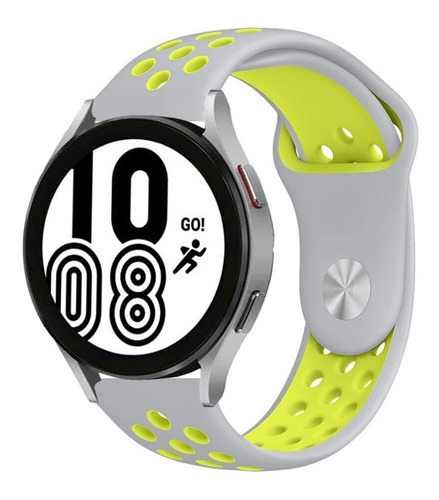 Malla De Silicona Sport Deportiva Para Smartwatch 20mm 22mm